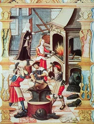A French forge of the 16th century (Chants royaux sur la Conception couronnee du Puy de Rouen)
