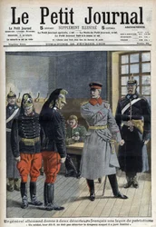 A German General Gives Two French Deserters a Lesson of Patriotism