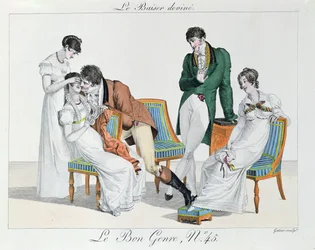 A Kissing Game, early nineteenth century