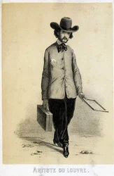 A Louvre artist