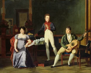 A Musician and his Family, possibly Fernando Sor