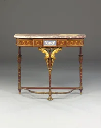 A Napoleon III console, in the manner of Jacob, by Maison Millet, Paris, c.1865