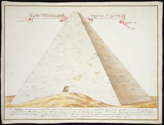 A Perspective View of a Pyramid in Egypt, c.1700
