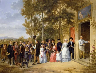 A Wedding at the Coeur Volant, Louveciennes