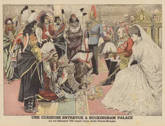 A curious meeting at Buckingham Palace