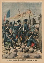 A Hundred Years Ago, the Students of the Ecole Polytechnique at the Barriere du Trone, Back Cover Illustration from 