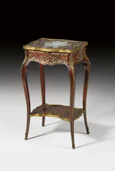 A table a ouvrage, attributed to Maison Millet, Paris, late 19th century