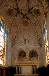 A view of the chapel at the Chateau of Chantilly