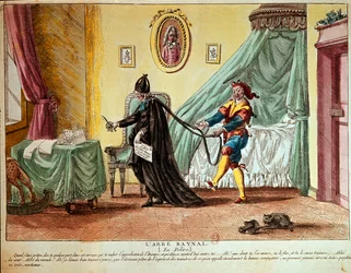 Abbé Raynal in a delirium, c.1790
