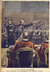 Acquittal of Paul Deroulede and Marcel Habert at the Paris Assize Court in 
