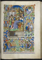 Christ Carrying the Cross, from Book of Hours (The Bedford Hours)