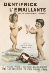 Advertisement for LEmaillante Dentifrice, 1892