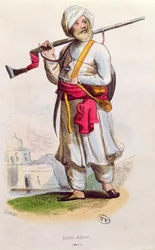 Afghan Soldier, c.1840-50