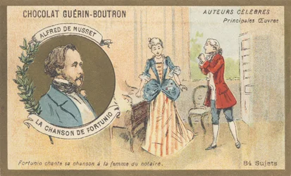 Alfred de Musset, French writer of the Romantic period, author of 