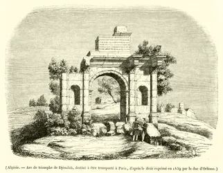 Algeria, Triumphal Arch of Djemilah, Intended to be Transported to Paris