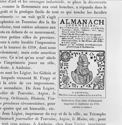Almanac made by Michel de Nostradame (Nostradamus)