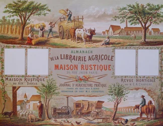 Almanac of the agriculture bookshop La Maison Rustique, c.1860
