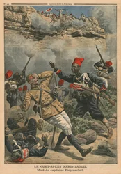 Ambush at Abir-Taouil, Death of Captain Fiegenschuh, Illustration from 