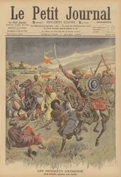 An Abyssinian chief leading a raid against Somalis