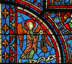 An Angel - from the Death and Glorification of the Virgin Mary Window