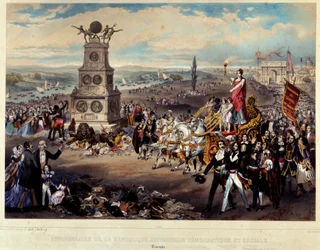 Anniversary of the Democratic and Social Republic: Triomphe de La Republique