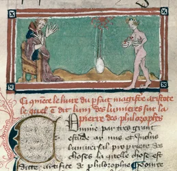 Aristotle and the Philosophers Stone, from a collection of occult texts