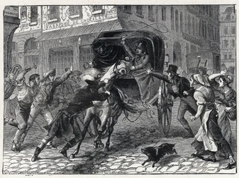 Arrest of Georges Cadoudal (1771-1804), a chief chouan during the Vendee Wars, March 9