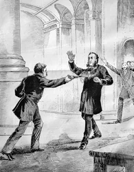 Assassination attempt on Jules Ferry, a French minister-president