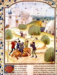 Assassination of an English knight outside Paris in 1437 (Hundred Years