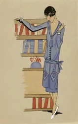 "At Home", from Costumes Parisien, published 1925