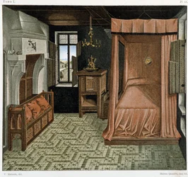 Bedroom in the 15th century