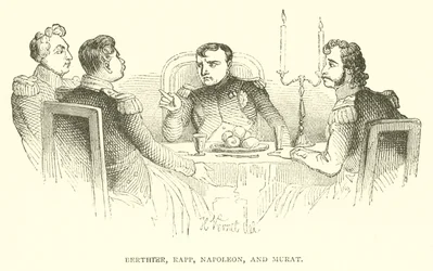 Berthter, Rapp, Napoleon, and Murat