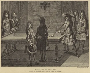 Billiard table of King Louis XIV of France