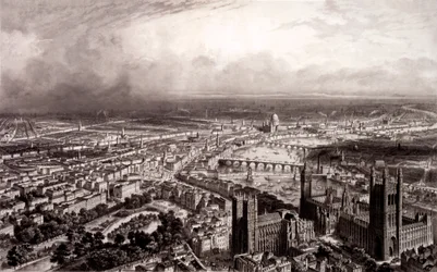 Birds Eye View of London