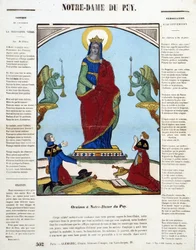 Black Virgin: Oraison in Notre-Dame du Puy - image of Epinal, n.d.