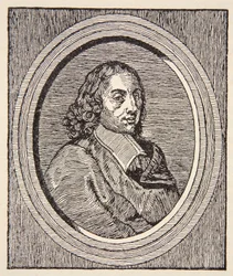 Blaise Pascal, Illustration from Histoire de la Nation Francaise, Sciences, Volumes I & II, by Gabriel Hanotaux, 1924