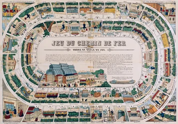 Board for a Railway Game