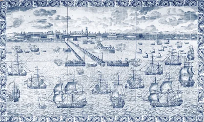 Bombardment of Dunkirk on 11th August 1695