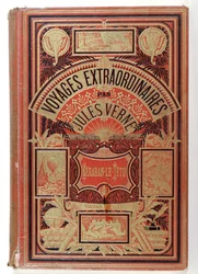 Book Cover of Keraban the Inflexible by Jules Verne, editions Hetzel, 1883