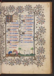 Book of Hours, Add MS 32454 f.3r, France