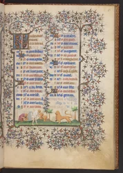 Book of Hours, Add MS 32454 f.5r, France