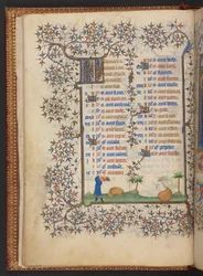 Book of Hours, Add MS 32454 f.7v, France