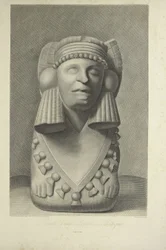 Bust of an Aztec Priestess, Illustration from 