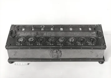 Calculating Machine Invented by Blaise Pascal (1623-62), 1644