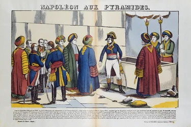 Campaign of Egypt (1798-1801): Bonaparte Napoleon to the Pyramids of Egypt in 1799