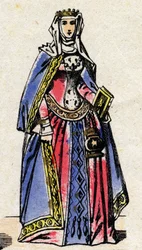 Capetian Dynasty: Portrait of Clemence of Hungary