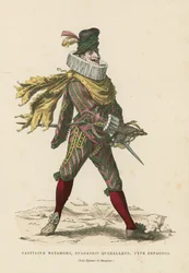 Captain Matamore, Spanish hired killer, 17th Century