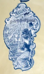 Card advertising Tzigane evenings at Maxims, Paris