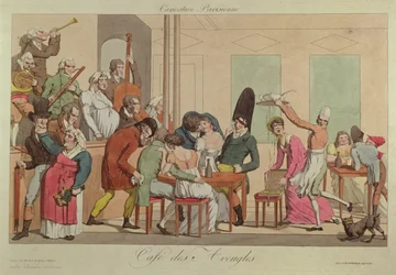 Caricature of the Cafe des Aveugles