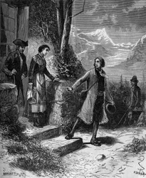 Carl Von Linne naturalist and Swedish writer (1707 - 1778) left his fiancée for a trip to England and Holland